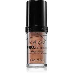 L.A. Girl Cosmetics PRO. Coverage rozjasňující tekutý make-up odstín Natural 28 ml