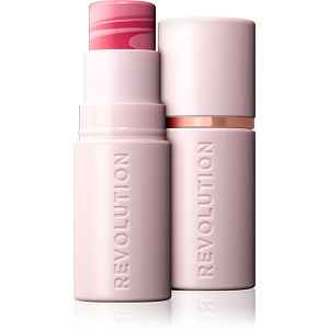 Revolution Skin Silk Blush Stick krémová tvářenka v tyčince odstín Light Pink Marble 4.5 g