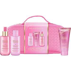 Baylis & Harding Jojoba, Vanilla & Almond Oil dárková sada kosmetická taštička