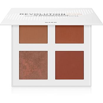 Revolution PRO 4K Bronzer Palette bronzující paletka odstín Warm 4 x 4 g