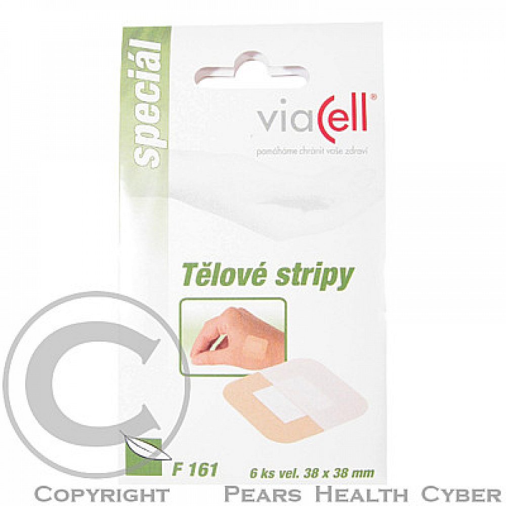 VIACELL F161 Tělové stripy velikost 38x38mm 6ks
