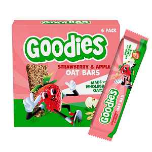 Goodies Ovesné tyčinky Jahody a jablko 6x23 g