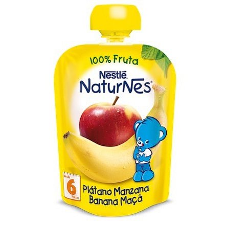 NESTLÉ kapsička ovocná Naturnes Banán/Jablko 90g