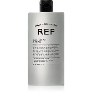 REF Cool Silver stříbrný šampon neutralizující žluté tóny 285 ml