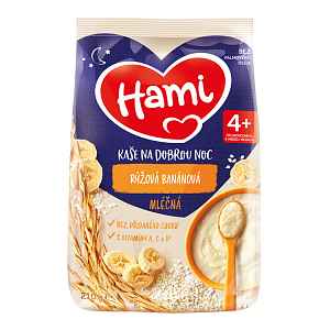 Hami Mléčná kaše na dobrou noc rýžová banánová 210 g