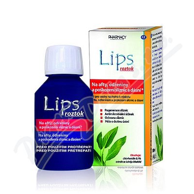Lips roztok na afty 100 ml
