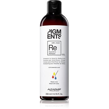 Alfaparf Milano Pigments posilující šampon pro poškozené vlasy pro zvýraznění barvy vlasů 200 ml