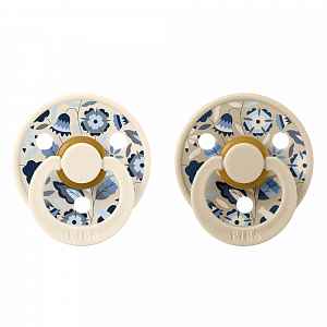 BIBS Liberty dudlíky z přírodního kaučuku Colour 2ks, vel. 1 - Bobo Ivory Mix