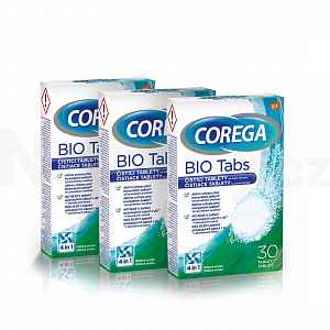 Corega Antibakteriální čisticí tablety 3x30 ks