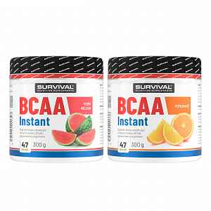 Survival BCAA Instant - akce 1+1 300 g meloun + 300 g pomeranč