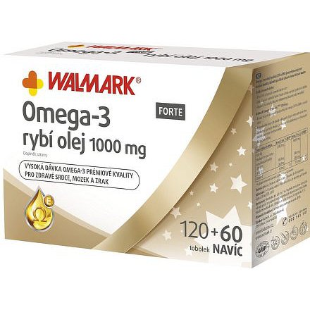 Walmark Omega 3 FORTE tobolky 120+60