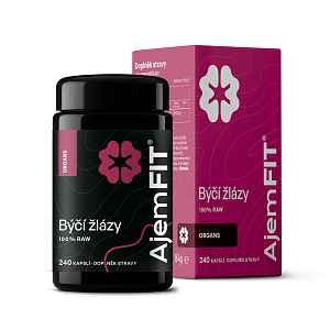 AjemFIT Raw Býčí Žlázy - 240 kapslí - 84g