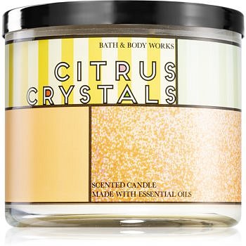 Bath & Body Works Citrus Crystals vonná svíčka 411 g