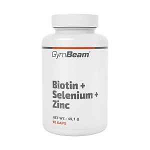 GYMBEAM Biotin + selen + zinek 90 tobolek