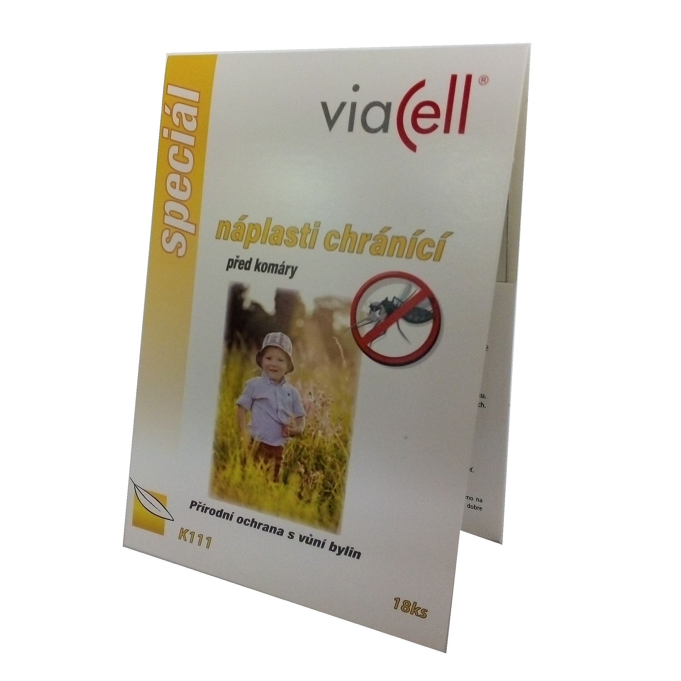 Viacell K111 Náplasti chránící před komáry 18 ks