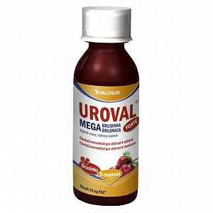 Uroval MEGA BRUSINKA sirup forte 200ml