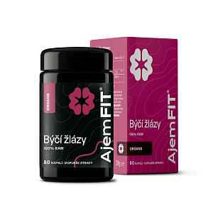 AjemFIT Raw Býčí Žlázy - 80 kapslí - 28g