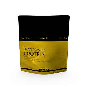 Bear Foot  Power Protein 1000g, syrovátkový koncentrát CFM, vanilka