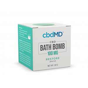 cbdMD Bath Bomb 100 mg Restore-Blend 1 ks