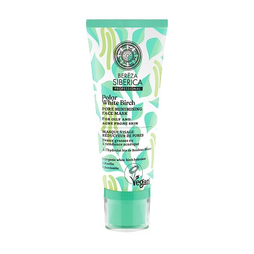 Natura SIberica Pleťová maska minimalizující póry 100ml