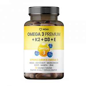 MOVit Energy Omega 3 Premium + K2 + D3 + E 90 tobolek