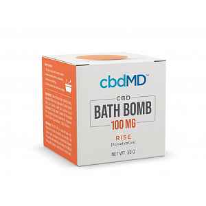 cbdMD Bath Bomb 100 mg Rise-Eucalyptus 1 ks