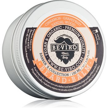 Be-Viro Men’s Only Grapefruit, Cinnamon, Sandal Wood balzám na vousy  100 ml