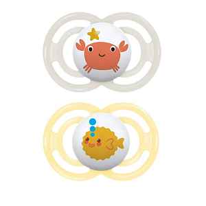 MAM Dudlík Perfect 6m+ 2 ks krab/ryba
