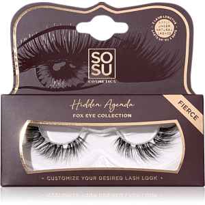 SOSU Cosmetics Hidden Agenda Fox Eye Collection umělé řasy odstín Fierce 1 ks