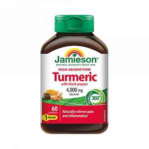 Jamieson Kurkumin s černým pepřem 60 kapslí