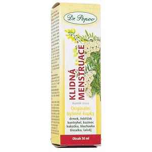 Dr.Popov Kapky bylinné Klidná menstruace 50ml