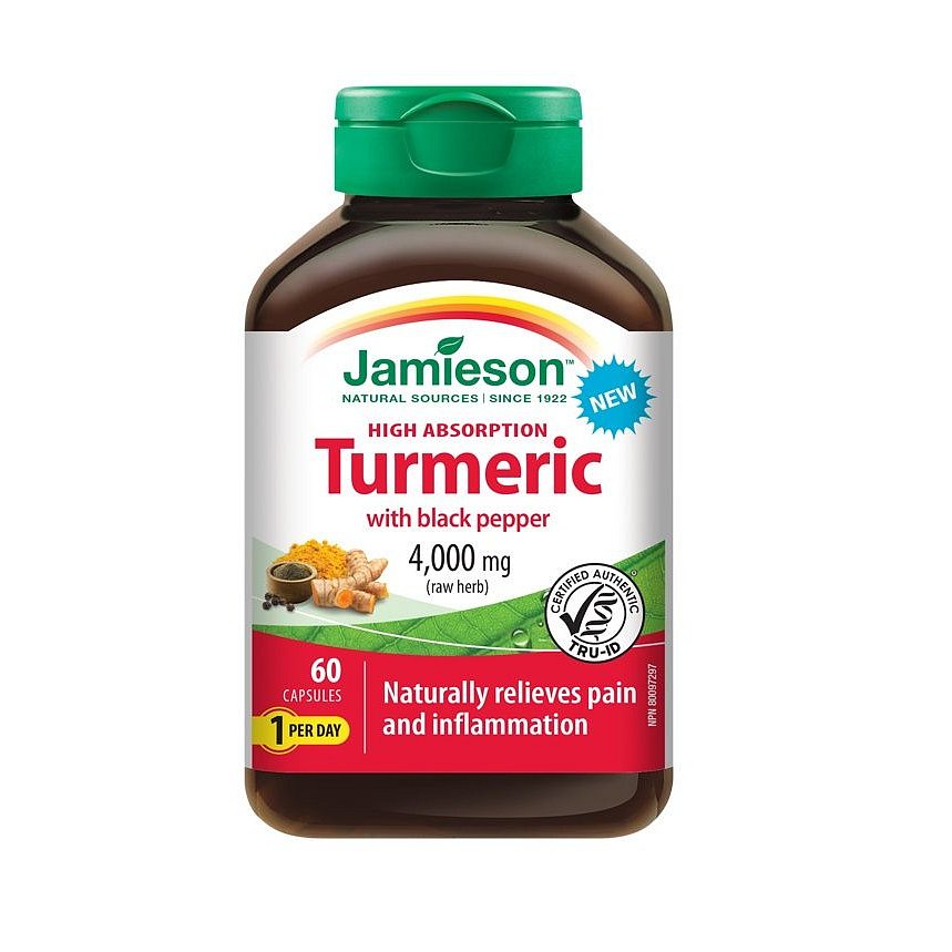 Jamieson Kurkumin s černým pepřem 60 kapslí