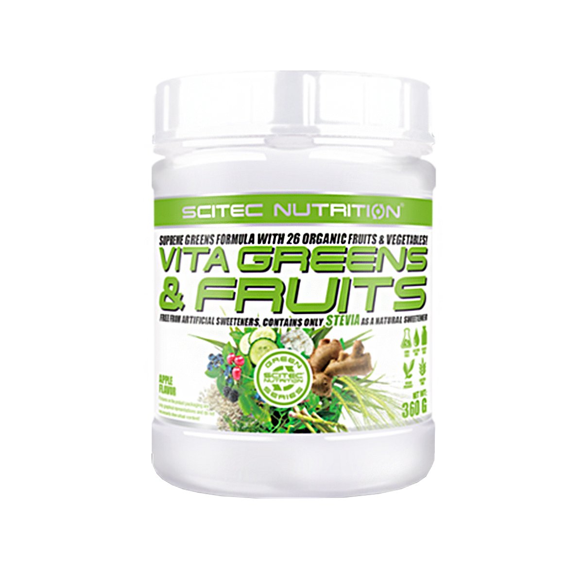 Scitec Nutrition Vita Greens and Fruits 360g jablko