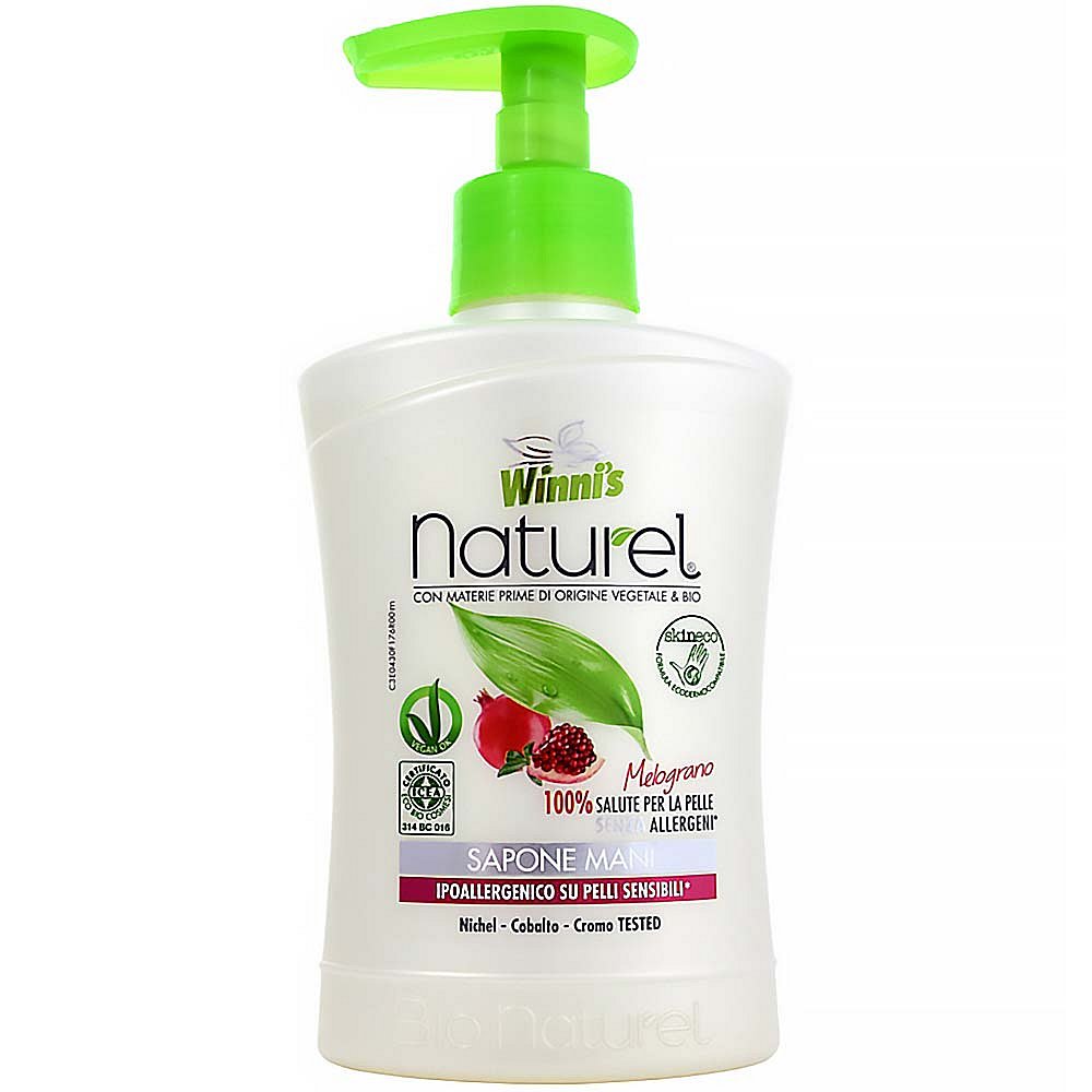 WINNI´S NATUREL Sapone Mani Melograno – hypoalergenní mýdlo na ruce 250 ml