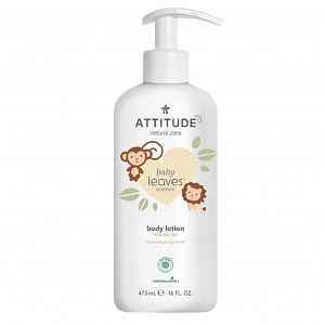 ATTITUDE Baby leaves Dětské tělové mléko s vůní hruškové šťávy 473ml