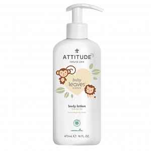 ATTITUDE Baby leaves Dětské tělové mléko s vůní hruškové šťávy 473ml