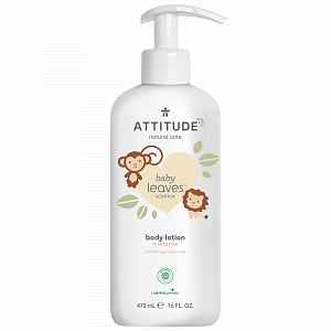 ATTITUDE Baby leaves Dětské tělové mléko s vůní hruškové šťávy 473ml