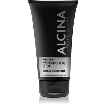 Alcina Color Conditioning Shot Silver tónovací balzám pro zvýraznění barvy vlasů odstín Cold Silver Blond 150 ml