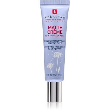 Erborian Matte Crème svěží matující krém pro sjednocení barevného tónu pleti  15 ml