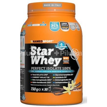 NAMEDSPORT Star Whey  PERFECT ISOLATE 100%, 750 g, vanilka