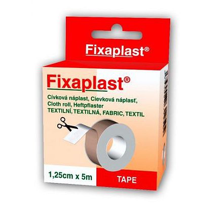 Náplast Fixaplast cívka 1.25cmx5m