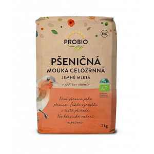 PROBIO Mouka pšeničná celozrnná jemně mletá BIO 1 kg