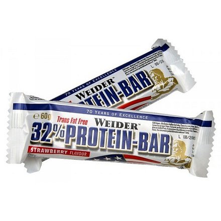 WEIDER, 32% Protein Bar, 60 g, Jahoda