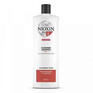 Nioxin Čisticí šampon pro jemné barvené výrazně řídnoucí vlasy System 4 1000 ml