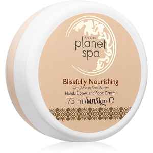 Avon Planet Spa Blissfully Nourishing výživný krém na ruce na nohy 75 ml