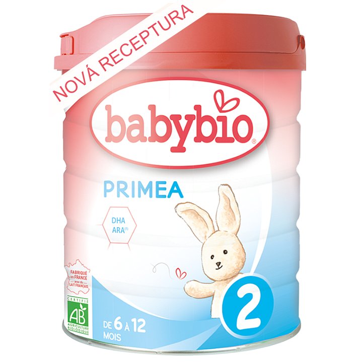 BABYBIO PRIMEA 2 kojenecké bio mléko 800 g