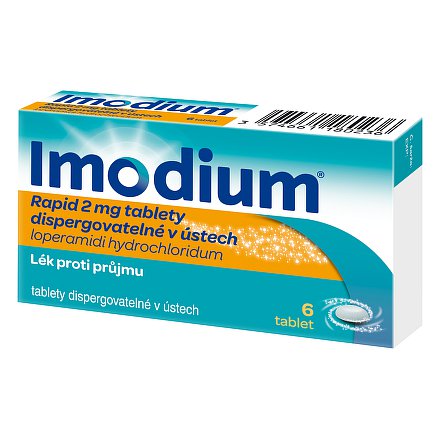 Imodium Rapid 2mg tablety disperg. v ústech 6