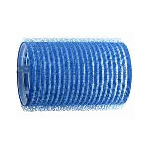 Natáčky na vlasy Duko Velcro pr.38 mm, 6 ks - samodržící, modré (15/3)