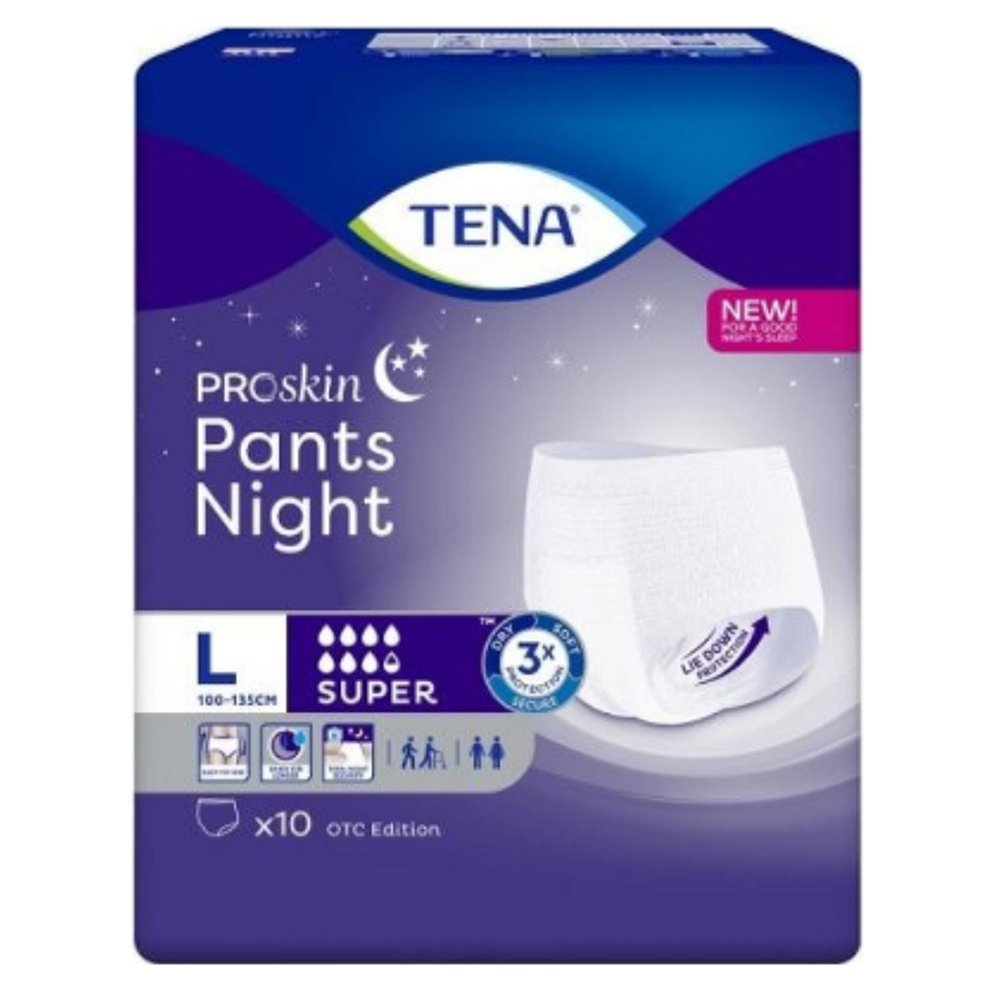 TENA Pants night super large inkontinenční kalhotky 793672 10 kusů