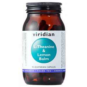 VIRIDIAN Nutrition L-Theanine & Lemon Balm 90 kapslí